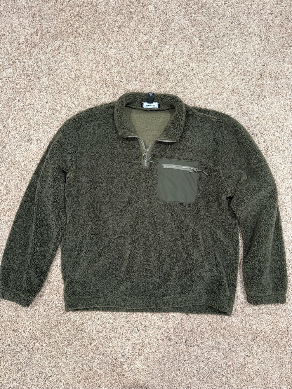 Sherpa 1/4 zip Mens L